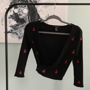 Cherry Blouse// Forever21